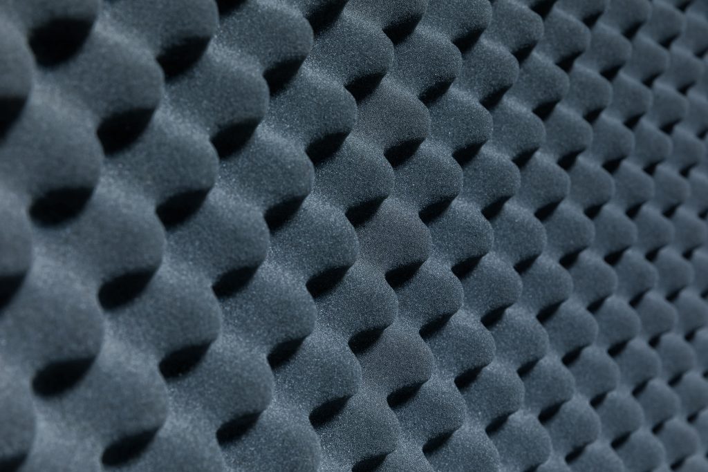 vecteezy close up of sound proof coverage in music studio 3406296 min